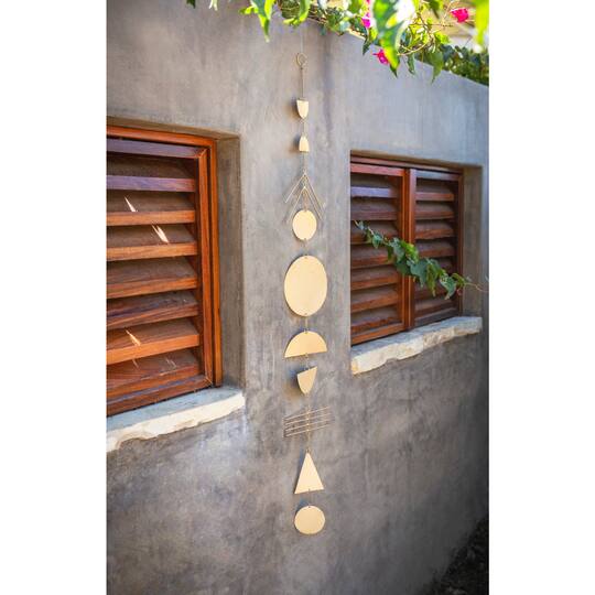 48" Gold Metal Eclectic Wind Chime, 2ct.